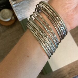 set of 12 bangle bracelets ⚜️